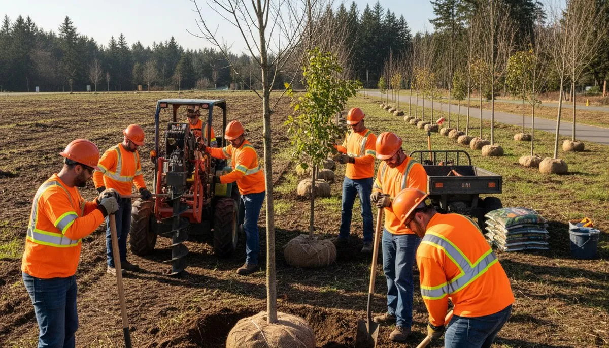 Tree planting service in New Port Richey, FL by local arborist care team